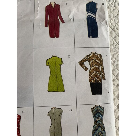 Vogue Misses Dress Sewing Pattern 2051 Sz 6 - 10 - Uncut - Picture 3 of 9